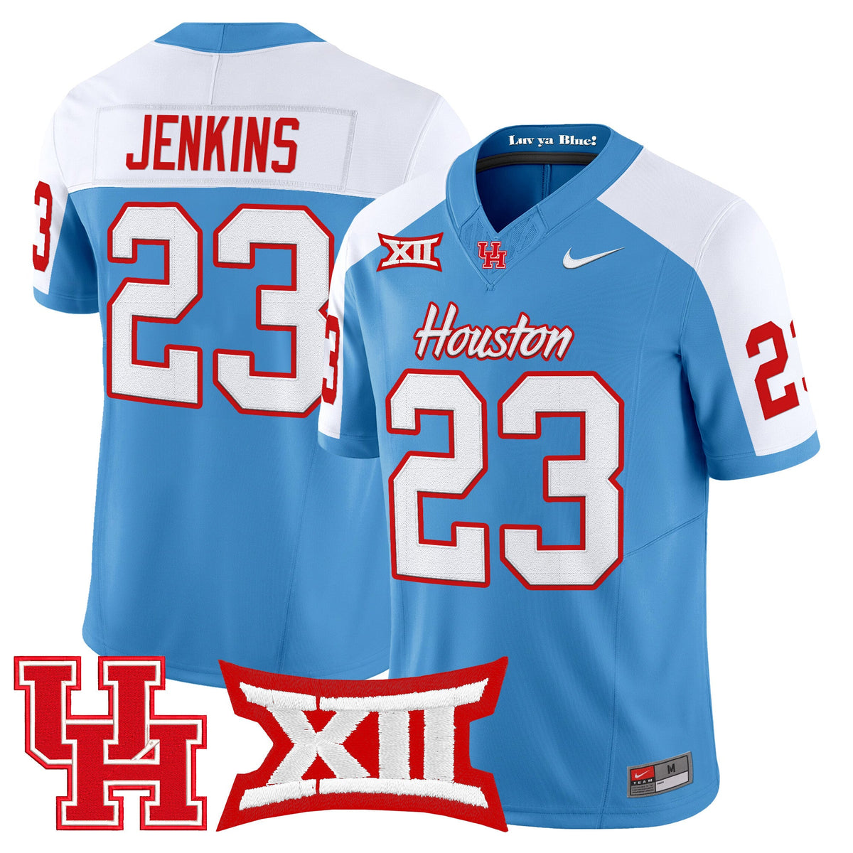 Men's Houston Cougars 2025 Vapor Limited Jersey - All Stitched - image 38