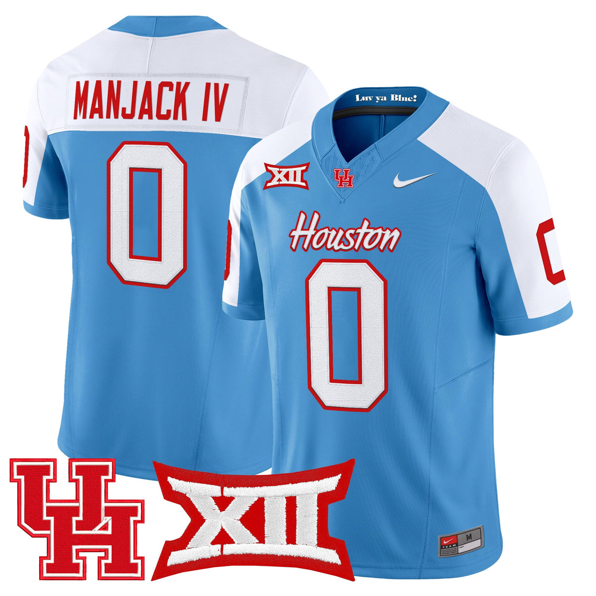Men's Houston Cougars 2025 Vapor Limited Jersey - All Stitched - image 39