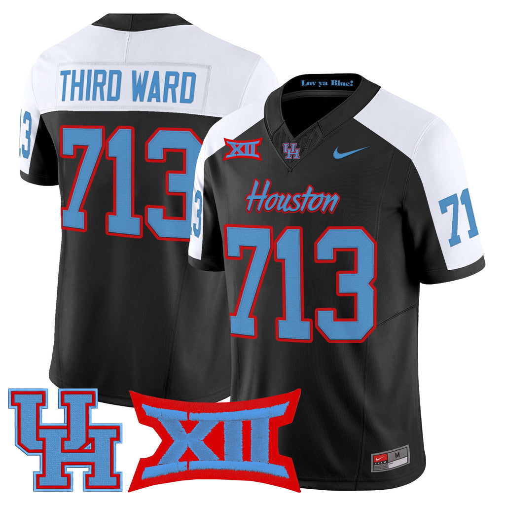 Men's Houston Cougars 2025 Vapor Limited Jersey - All Stitched - image 41