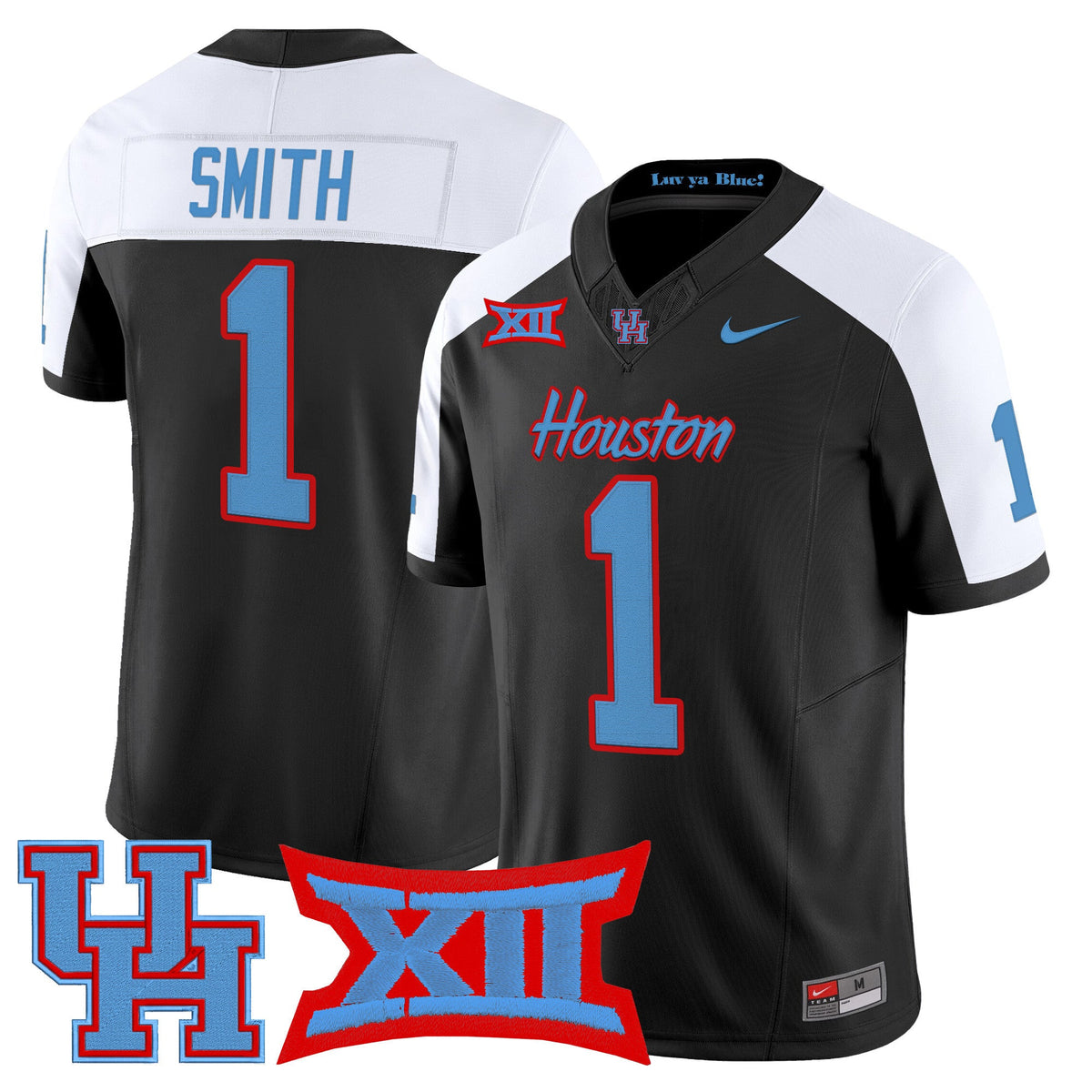 Men's Houston Cougars 2025 Vapor Limited Jersey - All Stitched - image 43
