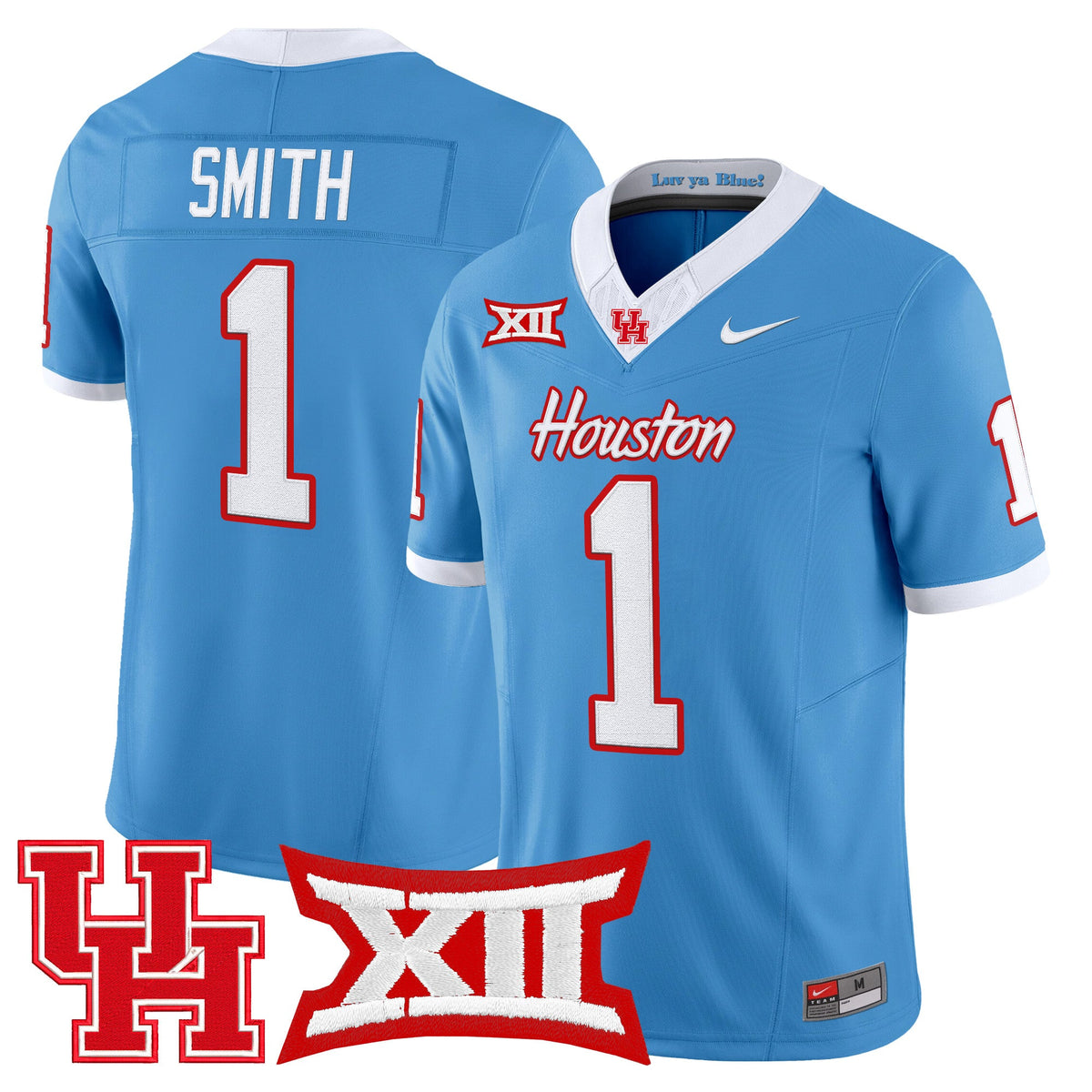 Men's Houston Cougars 2025 Vapor Limited Jersey - All Stitched - image 3