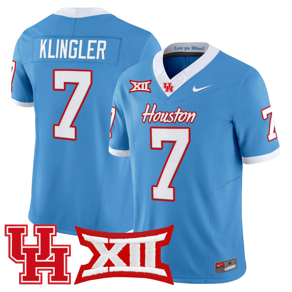 Men's Houston Cougars 2025 Vapor Limited Jersey - All Stitched - image 6