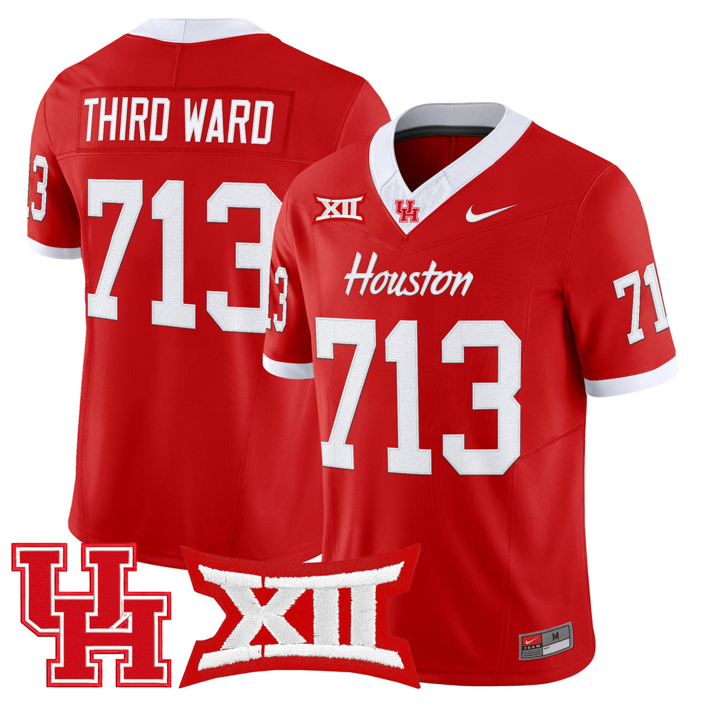 Men's Houston Cougars 2025 Vapor Limited Jersey - All Stitched - image 21