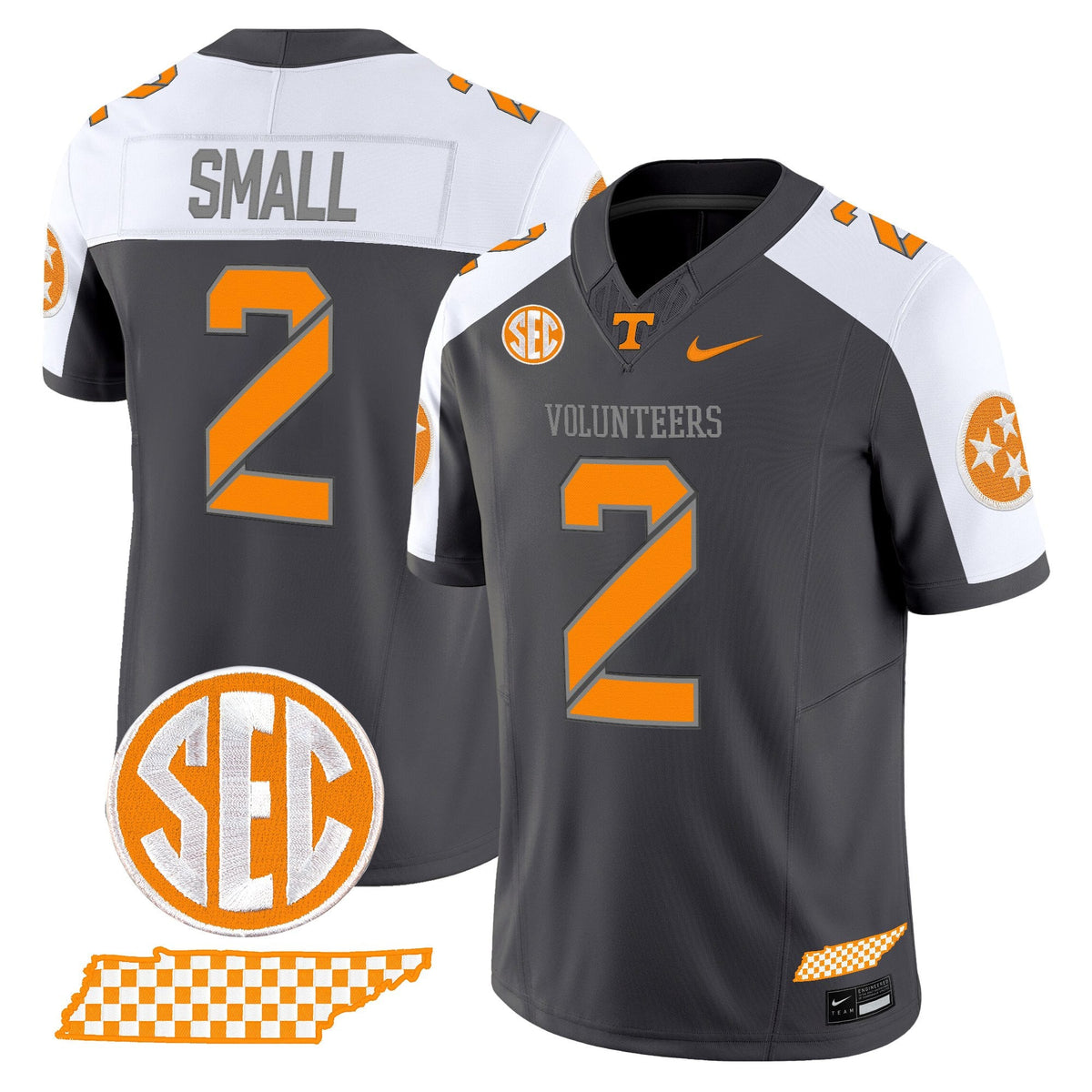 Women's Tennessee Volunteers 2025 'Smokey Grey Series' Vapor Limited Jersey V2 - All Stitched - image 3