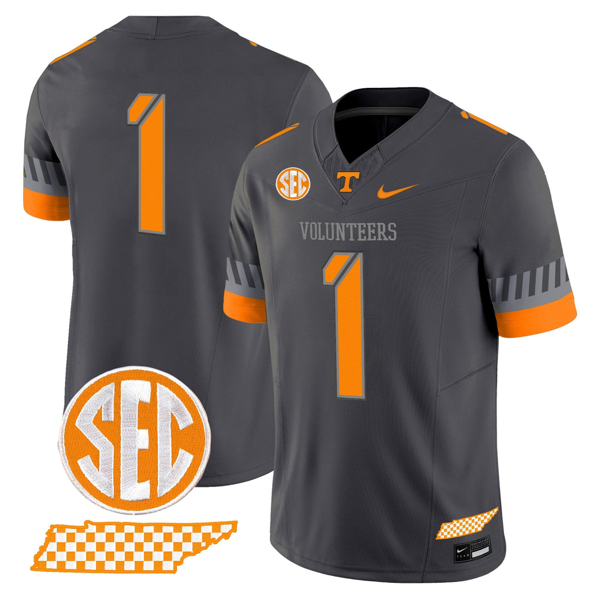 Women's Tennessee Volunteers 2025 'Smokey Grey Series' Vapor Limited Jersey V2 - All Stitched - image 20