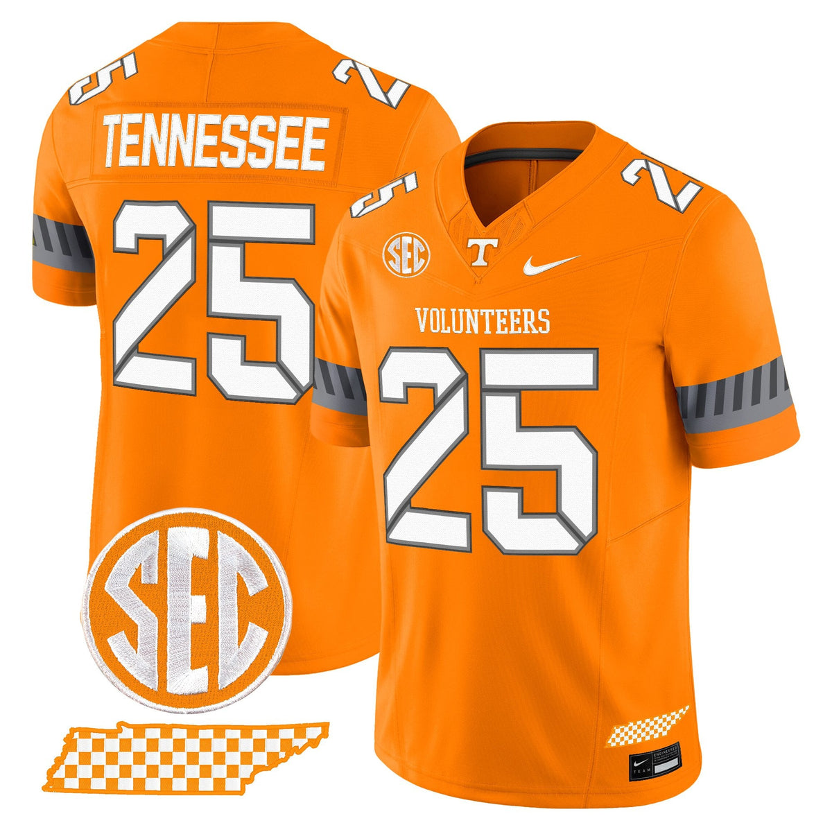 Women's Tennessee Volunteers 2025 'Smokey Grey Series' Vapor Limited Jersey V2 - All Stitched - image 21