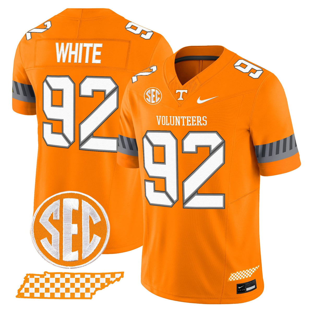 Women's Tennessee Volunteers 2025 'Smokey Grey Series' Vapor Limited Jersey V2 - All Stitched - image 26