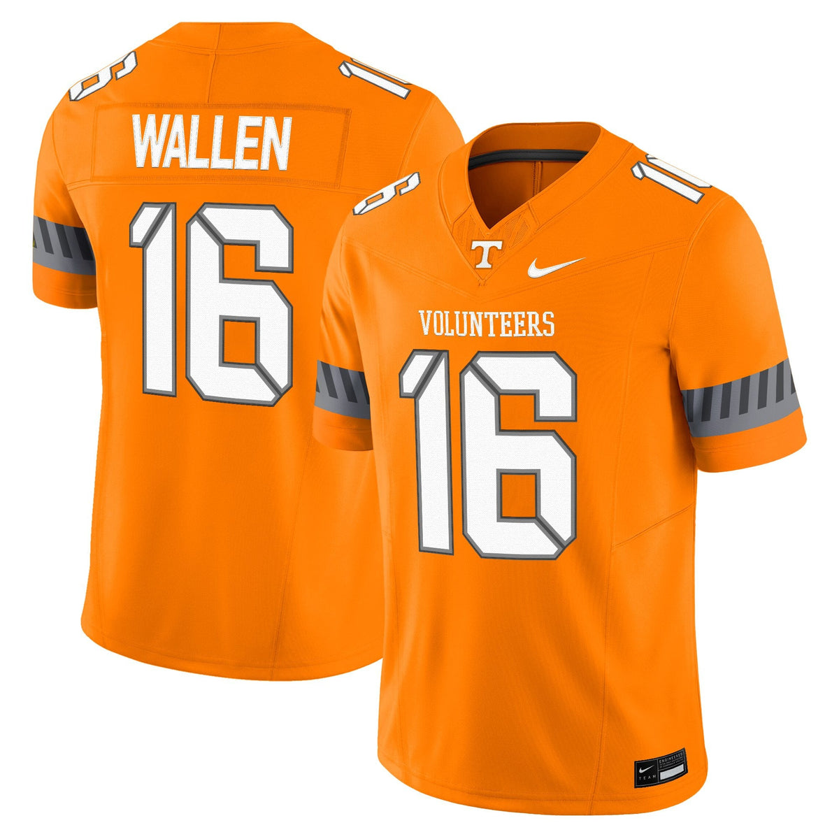 Men's Tennessee Volunteers 2025 'Smokey Grey Series' Vapor Limited Jersey - All Stitched - image 12