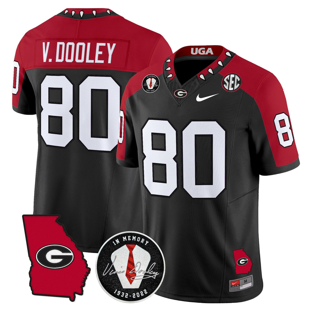 Men's Georgia Bulldogs 2025 Color Sleeves Vapor Limited Jersey - All Stitched - image 6