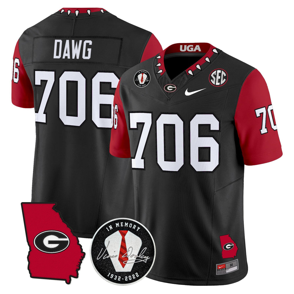 Men's Georgia Bulldogs 2025 Color Sleeves Vapor Limited Jersey - All Stitched - image 10