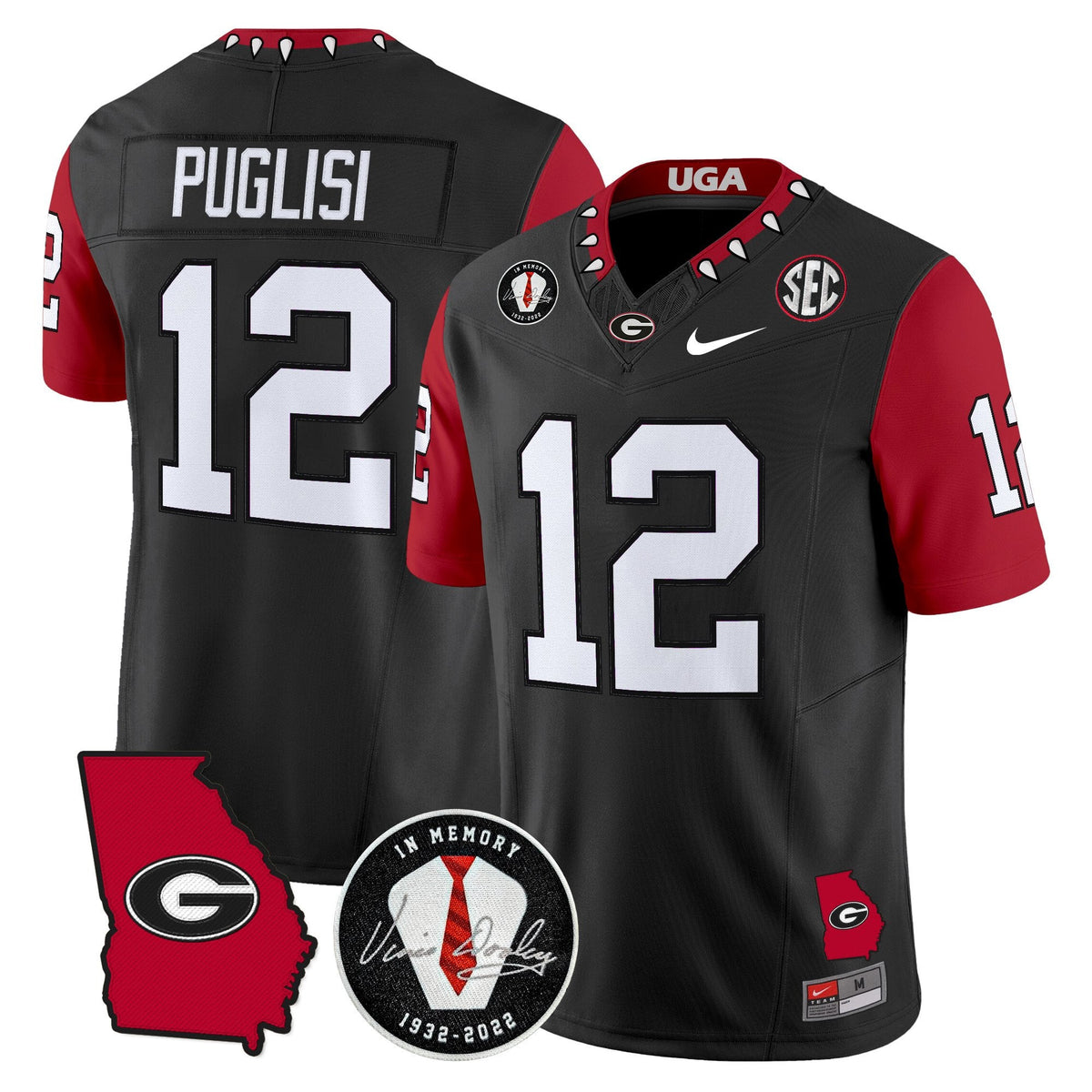Men's Georgia Bulldogs 2025 Color Sleeves Vapor Limited Jersey - All Stitched - image 11