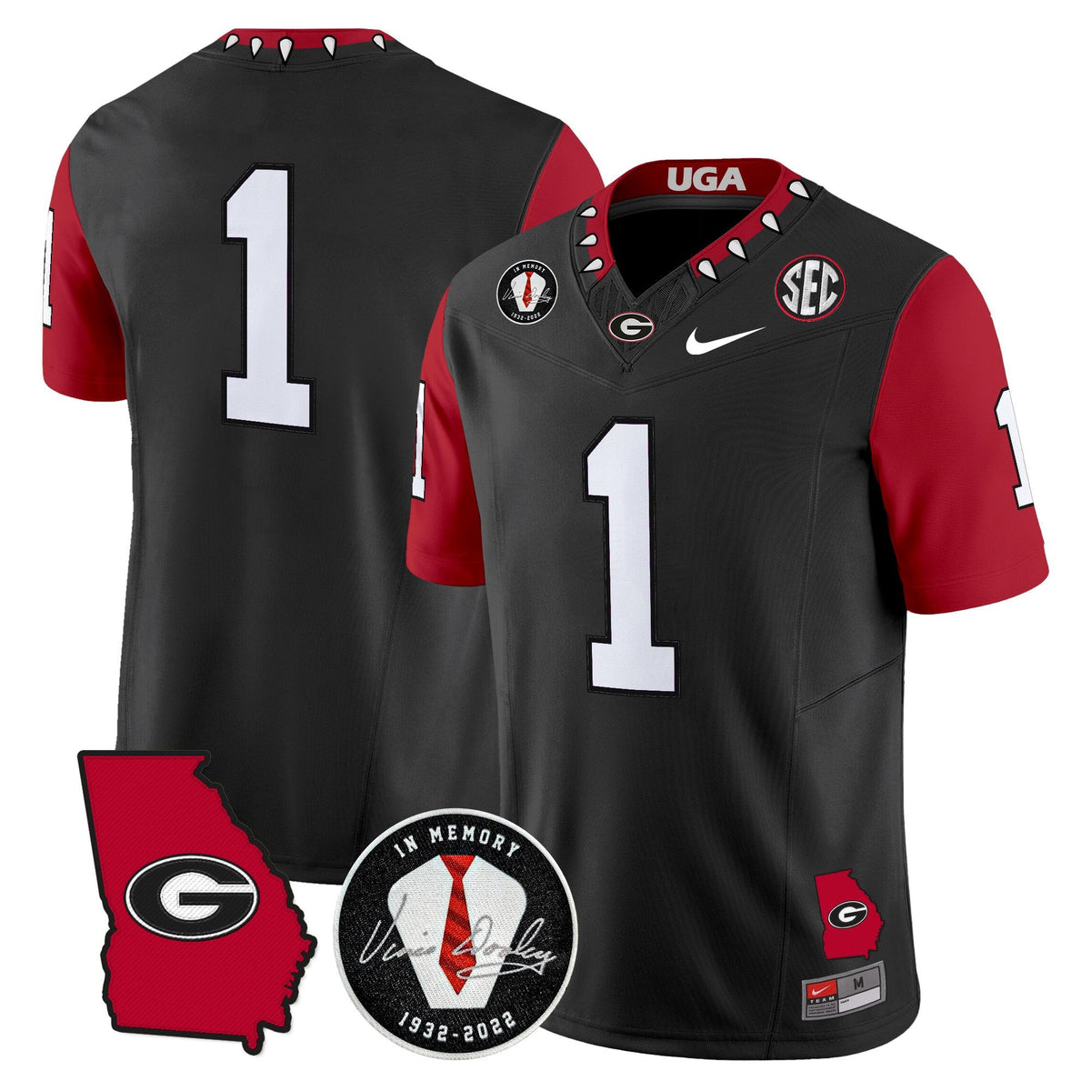 Men's Georgia Bulldogs 2025 Color Sleeves Vapor Limited Jersey - All Stitched - image 16