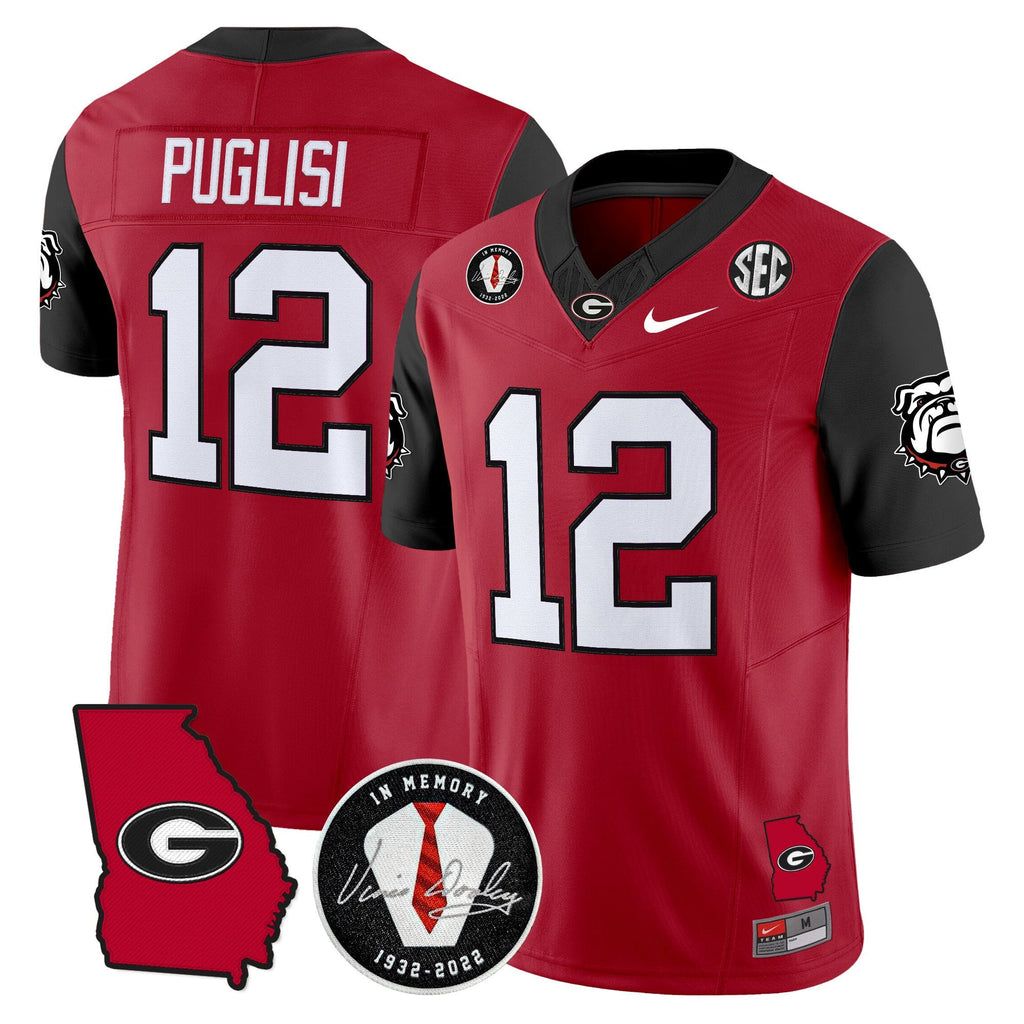 Men's Georgia Bulldogs 2025 Color Sleeves Vapor Limited Jersey - All Stitched - image 19
