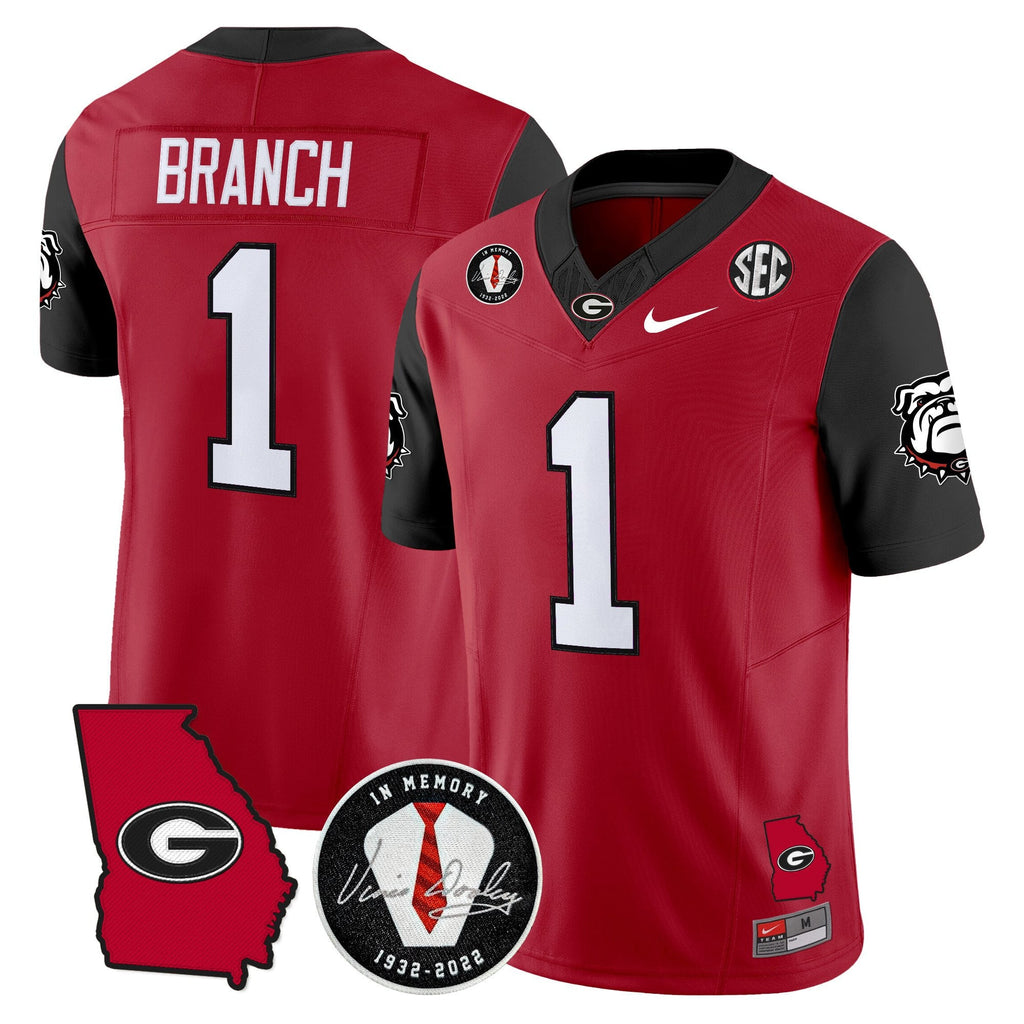 Men's Georgia Bulldogs 2025 Color Sleeves Vapor Limited Jersey - All Stitched - image 21