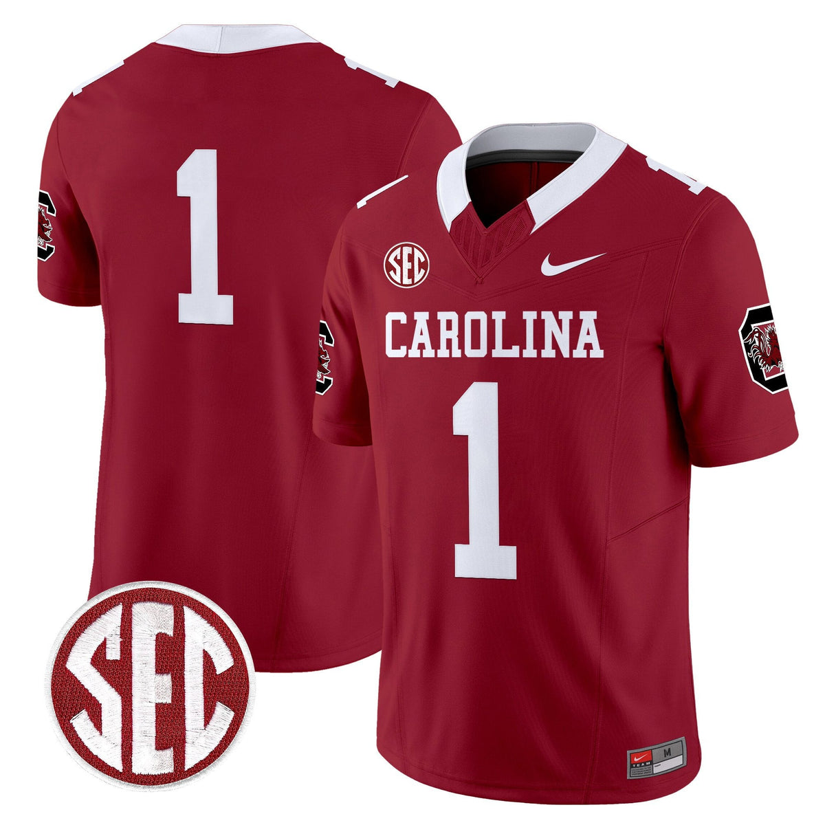 Men's South Carolina Gamecocks 1980 Throwback Vapor Limited Jersey – Rebrand 2026 – All Stitched - image 9