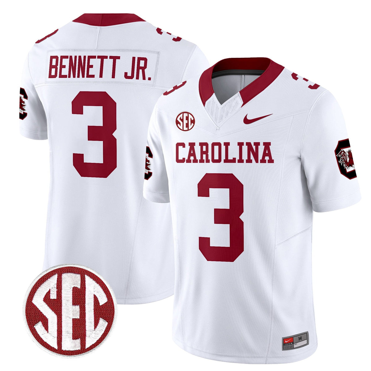 Men's South Carolina Gamecocks 1980 Throwback Vapor Limited Jersey – Rebrand 2026 – All Stitched - image 13