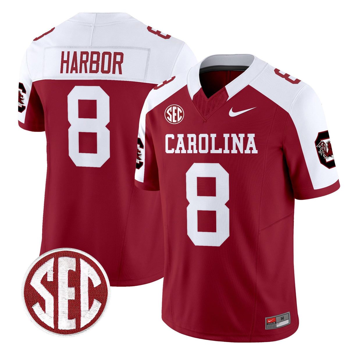 Men's South Carolina Gamecocks 1980 Throwback Vapor Limited Jersey – Rebrand 2026 – All Stitched - image 32