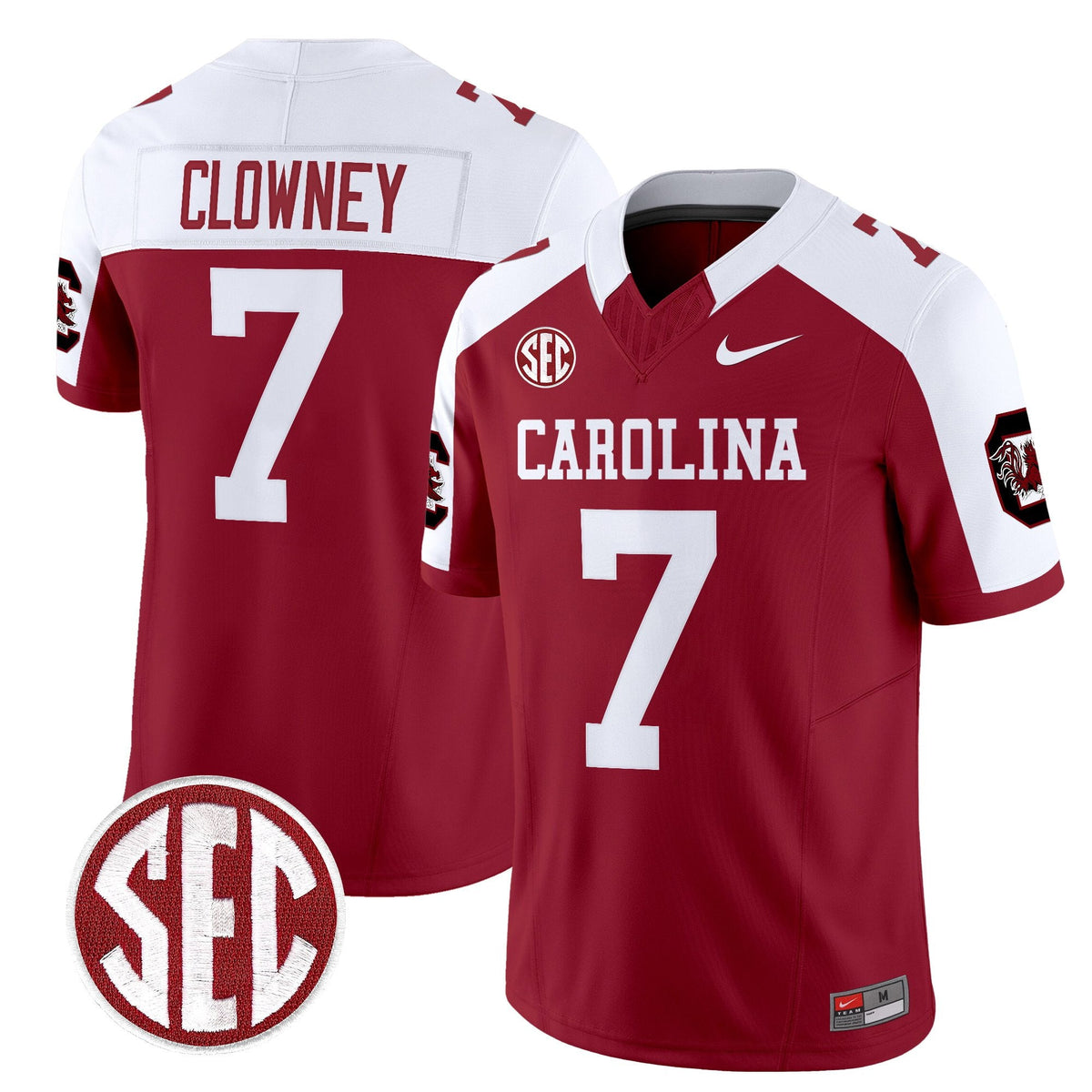 Men's South Carolina Gamecocks 1980 Throwback Vapor Limited Jersey – Rebrand 2026 – All Stitched - image 34
