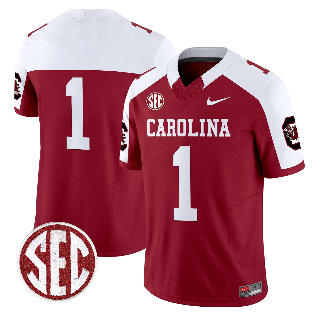 Men's South Carolina Gamecocks 1980 Throwback Vapor Limited Jersey – Rebrand 2026 – All Stitched - image 36