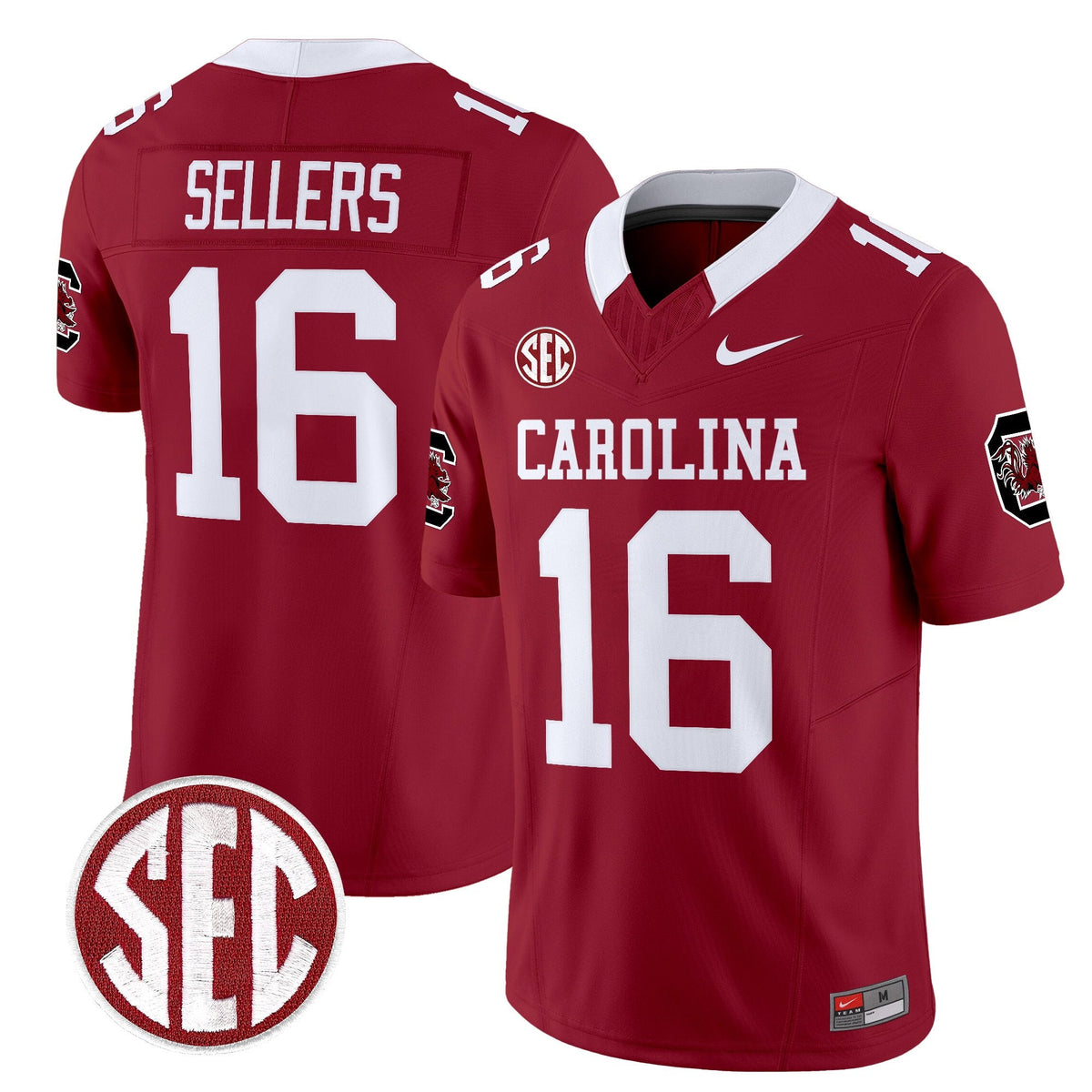 Men's South Carolina Gamecocks 1980 Throwback Vapor Limited Jersey – Rebrand 2026 – All Stitched - image 1
