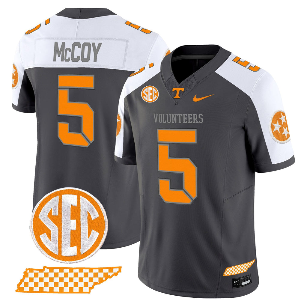 Men's Tennessee Volunteers 2025 'Smokey Grey Series' Vapor Limited Jersey V2 - All Stitched - image 6