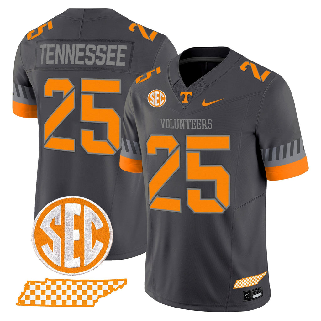 Men's Tennessee Volunteers 2025 'Smokey Grey Series' Vapor Limited Jersey V2 - All Stitched - image 13