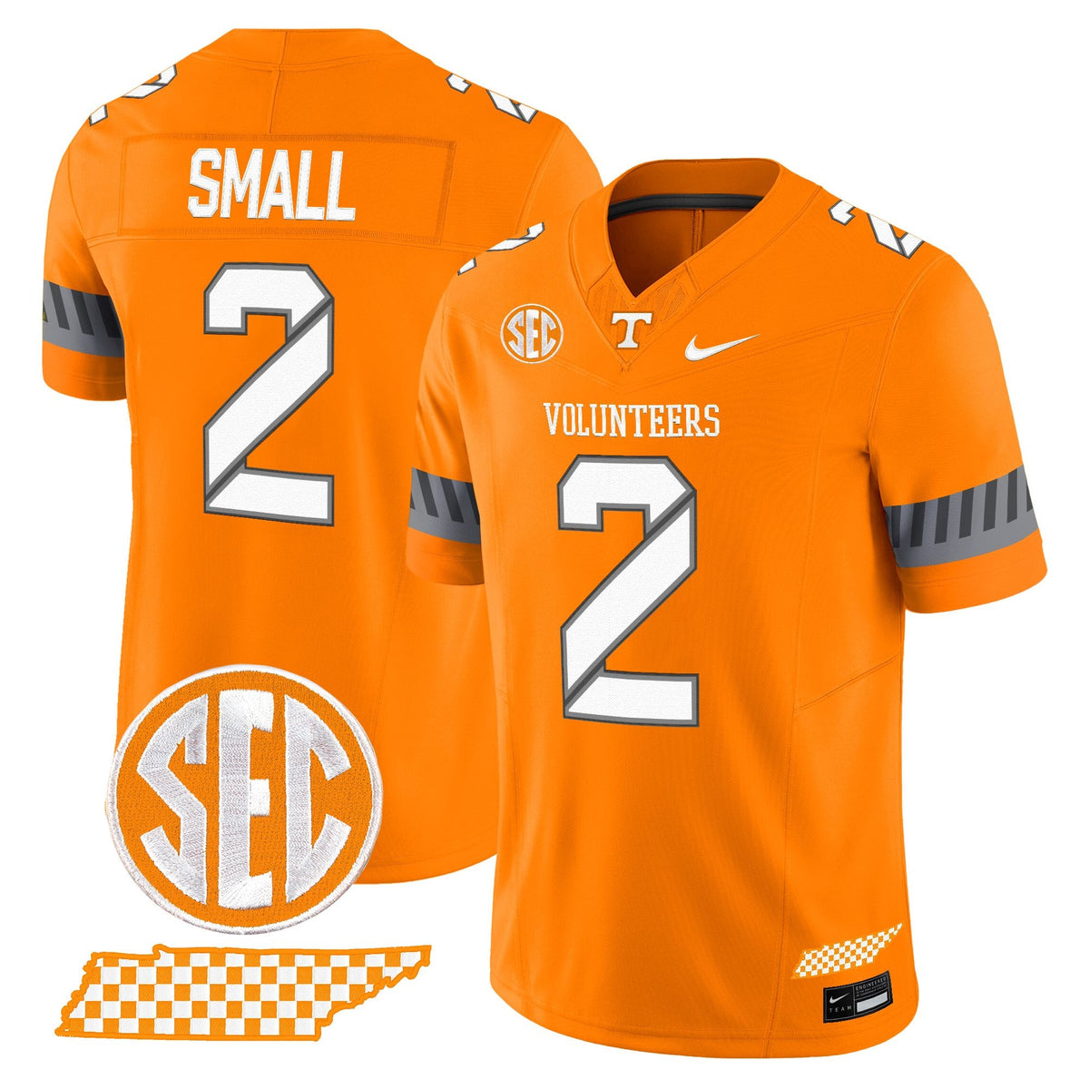 Men's Tennessee Volunteers 2025 'Smokey Grey Series' Vapor Limited Jersey V2 - All Stitched - image 26