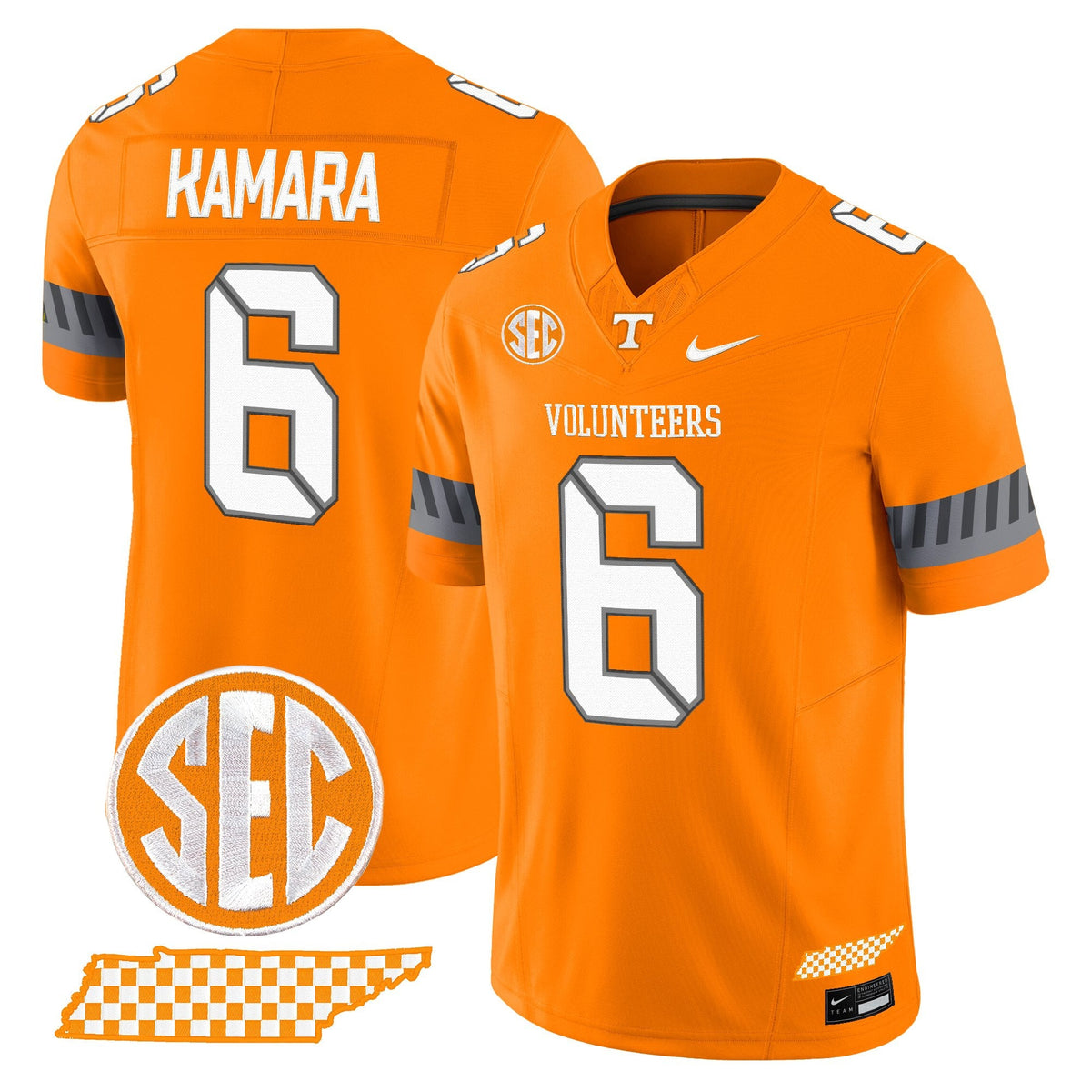 Men's Tennessee Volunteers 2025 'Smokey Grey Series' Vapor Limited Jersey V2 - All Stitched - image 32