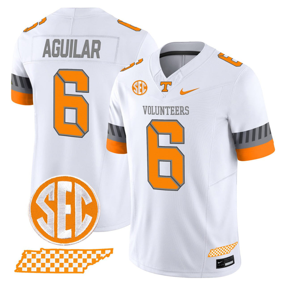 Men's Tennessee Volunteers 2025 'Smokey Grey Series' Vapor Limited Jersey V2 - All Stitched - image 34