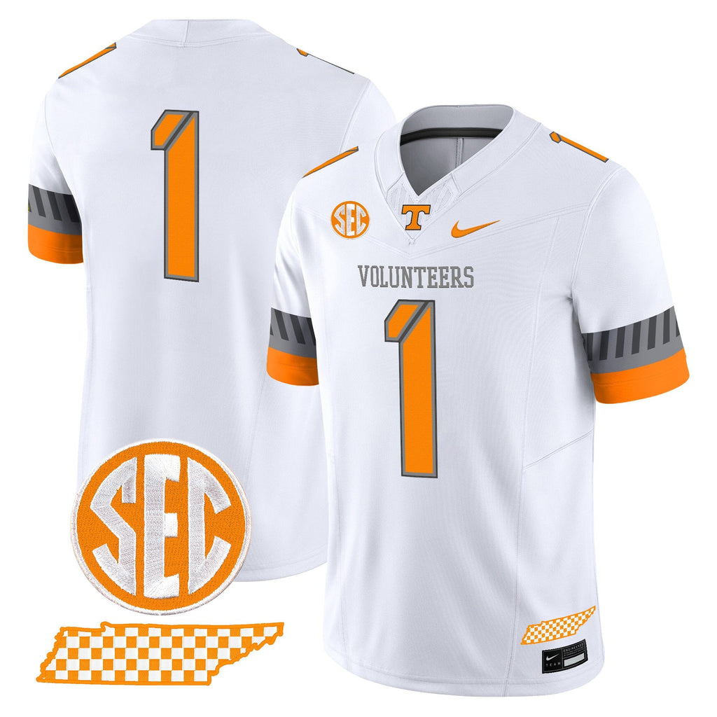 Men's Tennessee Volunteers 2025 'Smokey Grey Series' Vapor Limited Jersey V2 - All Stitched - image 44