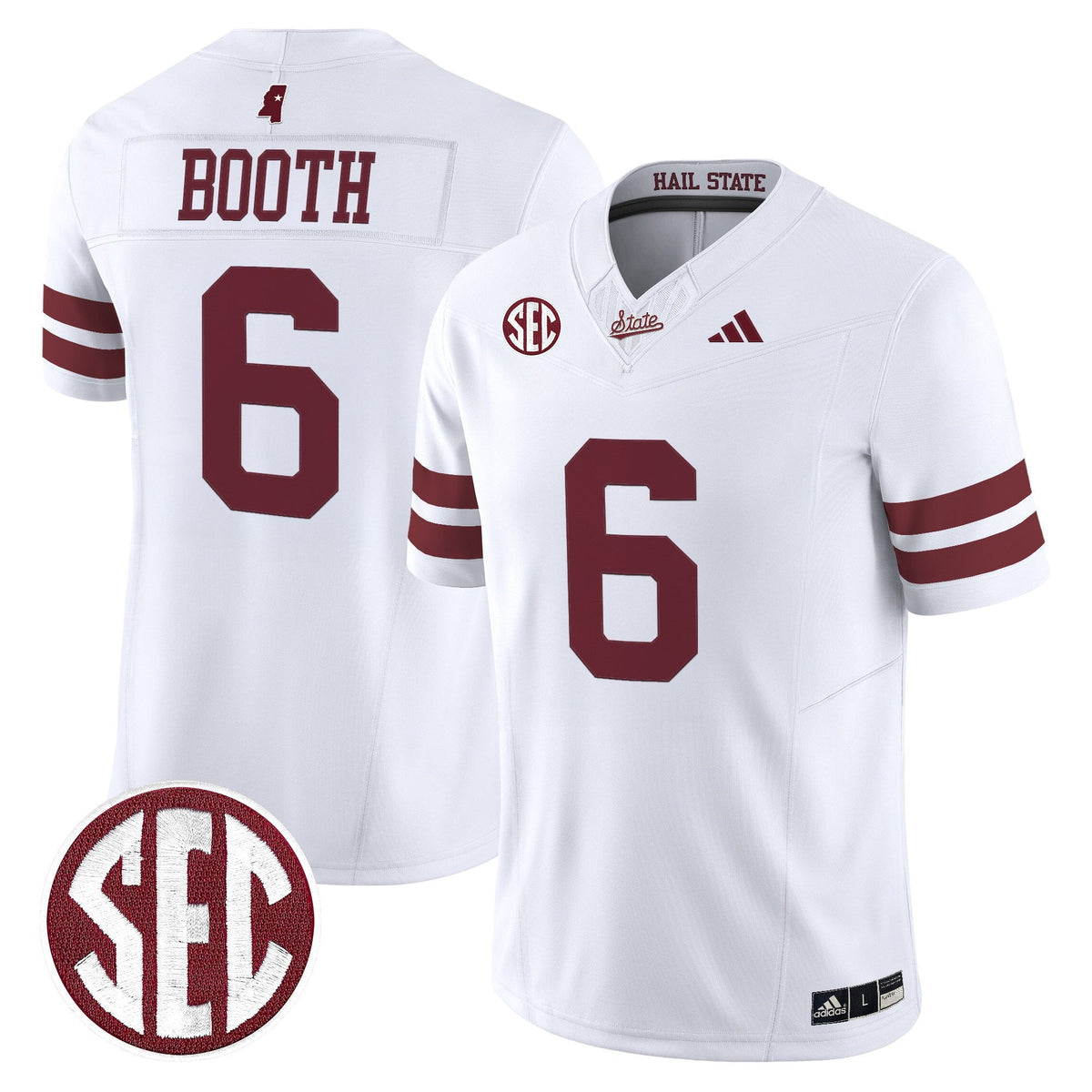 Men's Mississippi State Bulldogs 'Dark Mode' Vapor Limited Jersey - All Stitched - image 19
