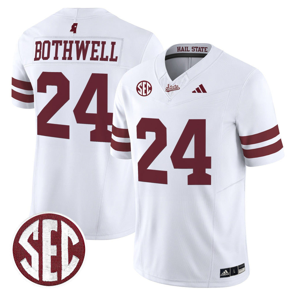Men's Mississippi State Bulldogs 'Dark Mode' Vapor Limited Jersey - All Stitched - image 20