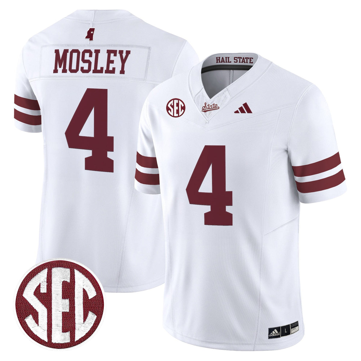Men's Mississippi State Bulldogs 'Dark Mode' Vapor Limited Jersey - All Stitched - image 22