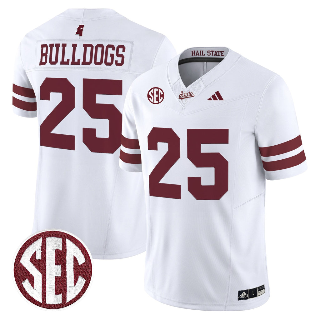 Men's Mississippi State Bulldogs 'Dark Mode' Vapor Limited Jersey - All Stitched - image 23