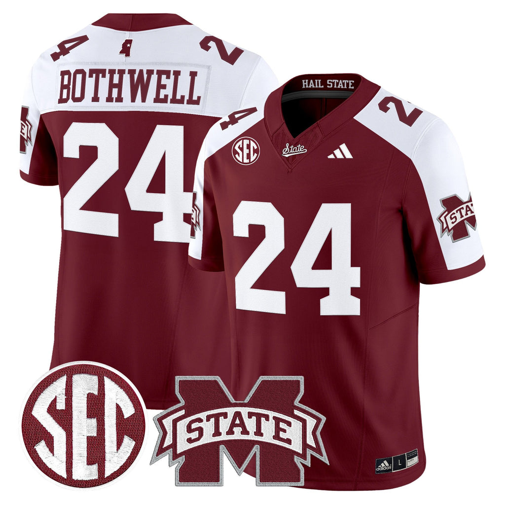 Men's Mississippi State Bulldogs 'Dark Mode' Vapor Limited Jersey - All Stitched - image 36