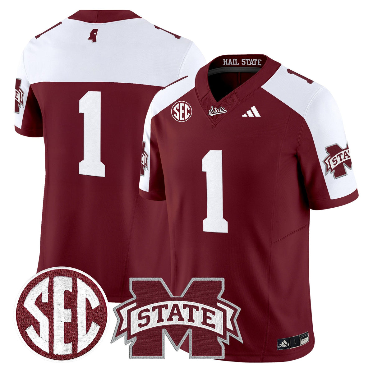 Men's Mississippi State Bulldogs 'Dark Mode' Vapor Limited Jersey - All Stitched - image 40