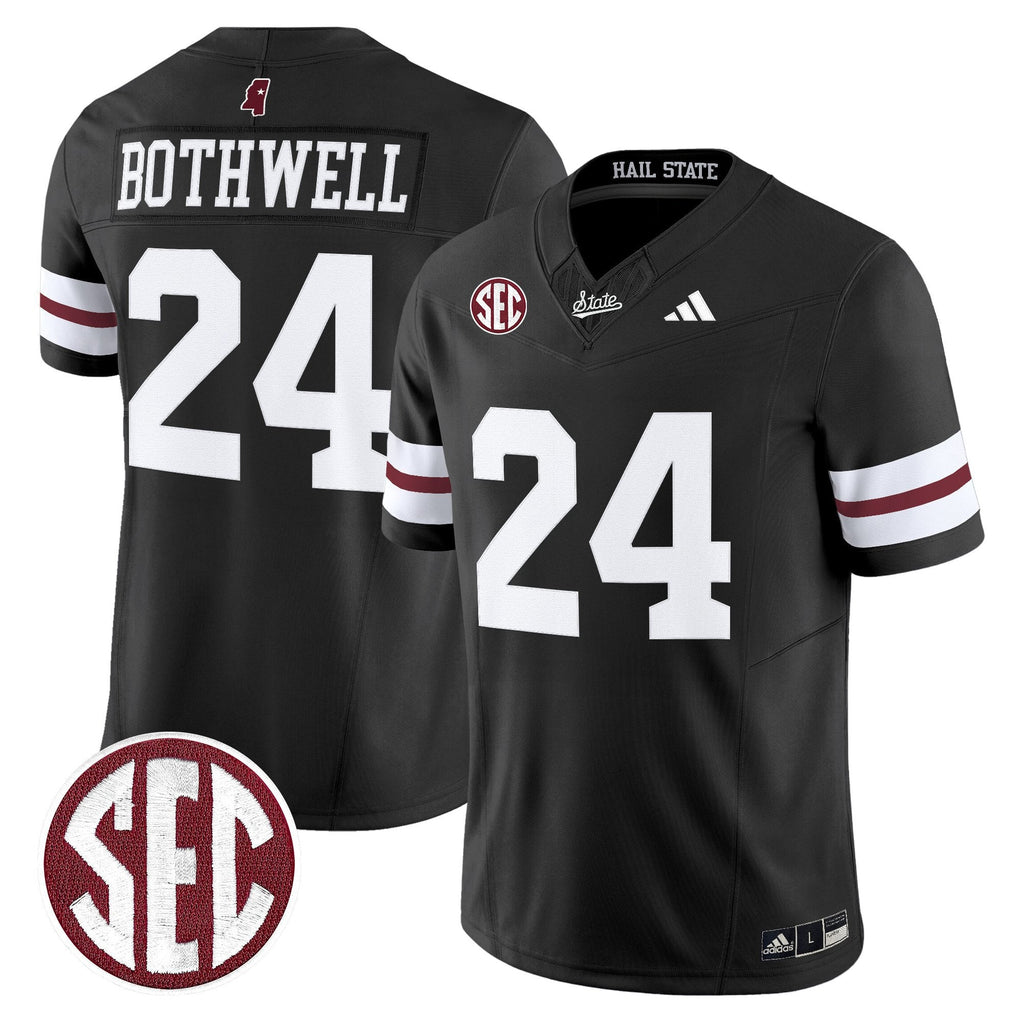 Men's Mississippi State Bulldogs 'Dark Mode' Vapor Limited Jersey - All Stitched - image 4
