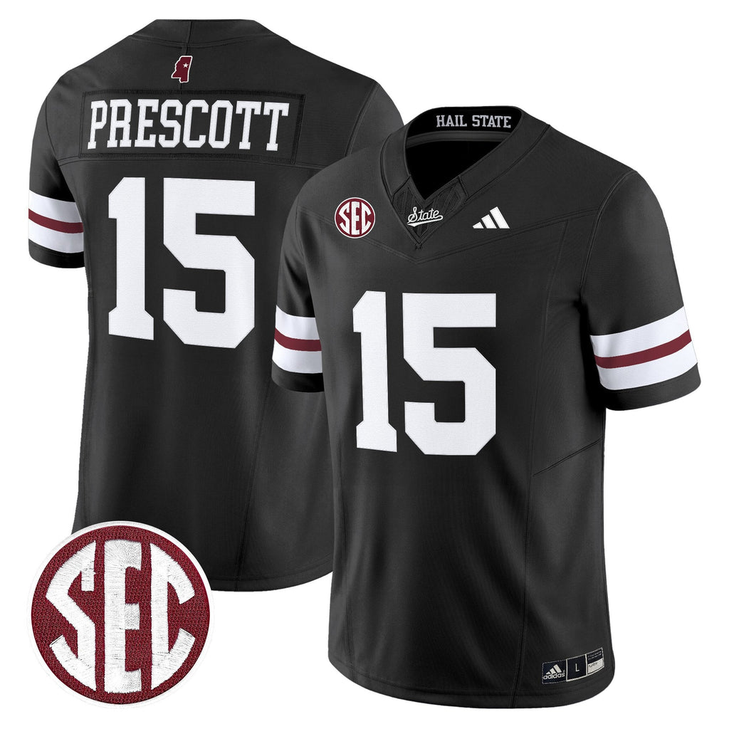 Men's Mississippi State Bulldogs 'Dark Mode' Vapor Limited Jersey - All Stitched - image 5