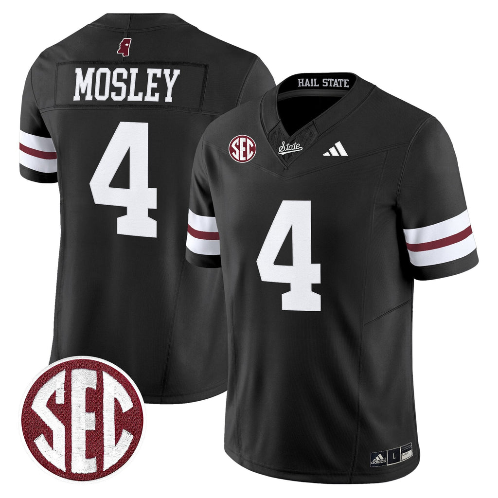 Men's Mississippi State Bulldogs 'Dark Mode' Vapor Limited Jersey - All Stitched - image 6