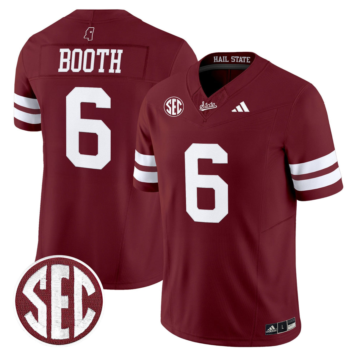 Men's Mississippi State Bulldogs 'Dark Mode' Vapor Limited Jersey - All Stitched - image 11