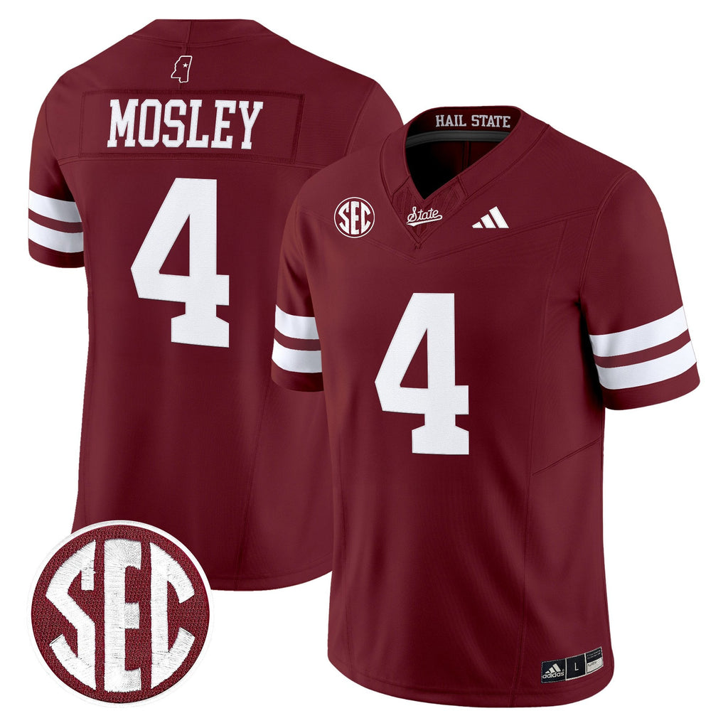 Men's Mississippi State Bulldogs 'Dark Mode' Vapor Limited Jersey - All Stitched - image 14