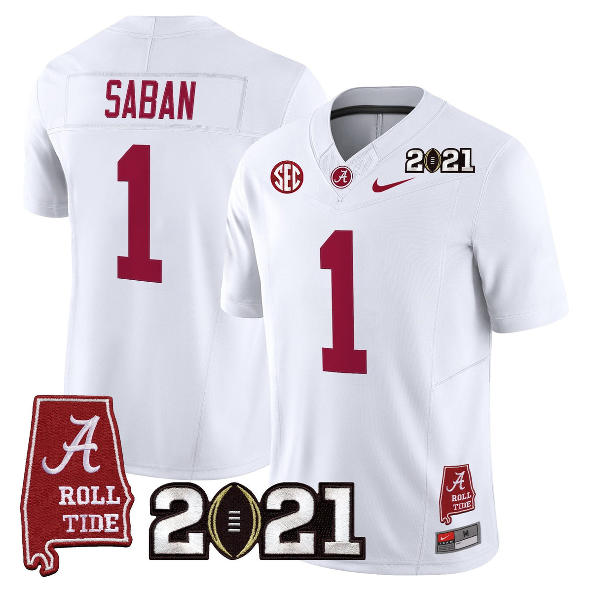 Women's Alabama Crimson Tide '2021 CFP National Championship' Vapor Limited Jersey - Alabama Map - All Stitched - image 16