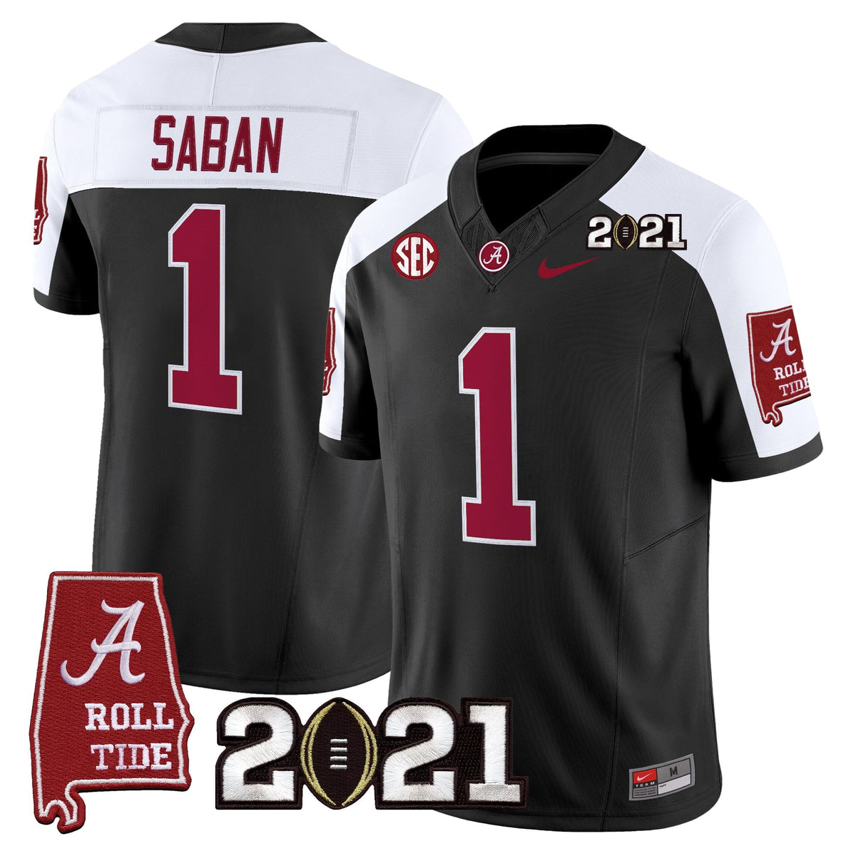 Women's Alabama Crimson Tide '2021 CFP National Championship' Vapor Limited Jersey - Alabama Map - All Stitched - image 25