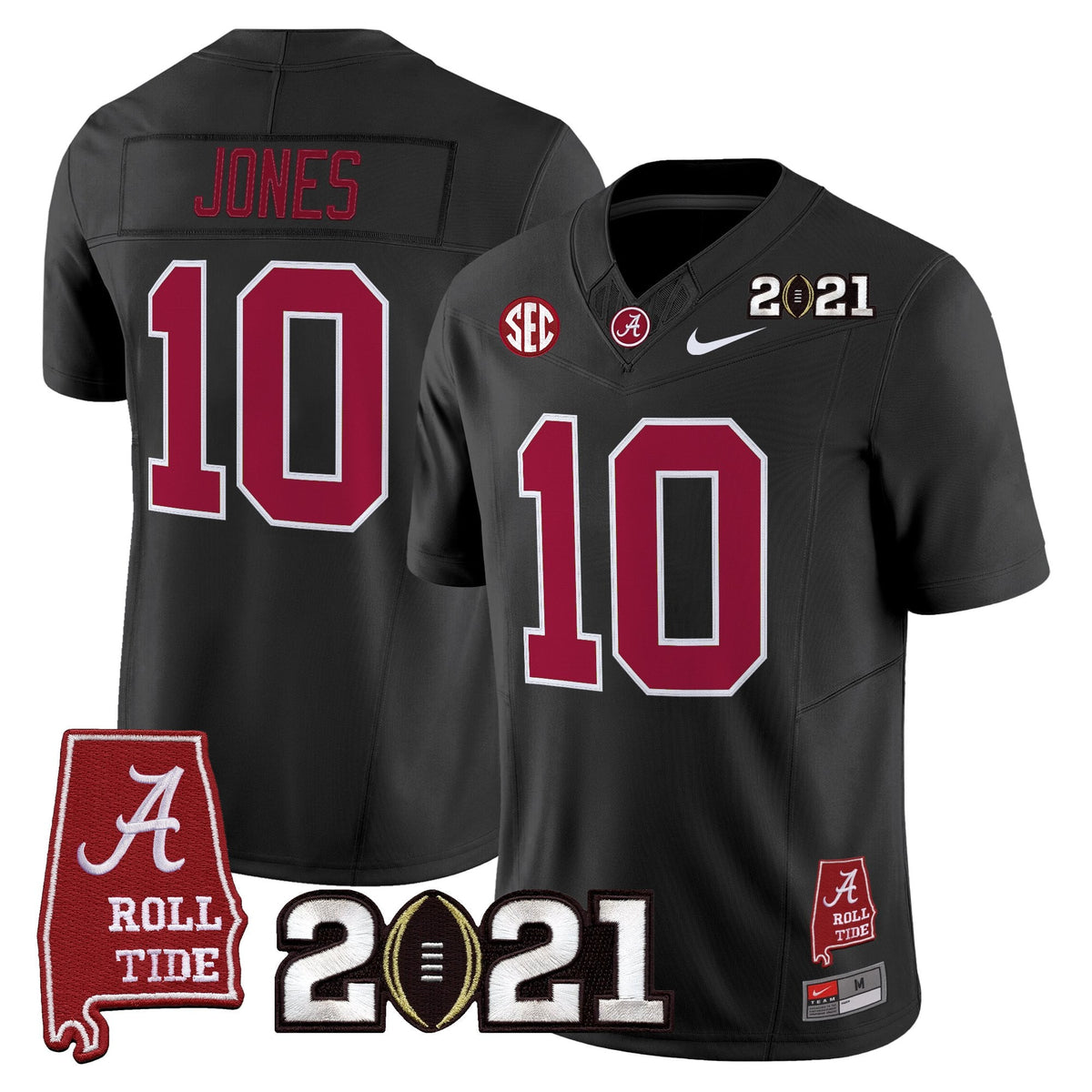Women's Alabama Crimson Tide '2021 CFP National Championship' Vapor Limited Jersey - Alabama Map - All Stitched - image 37