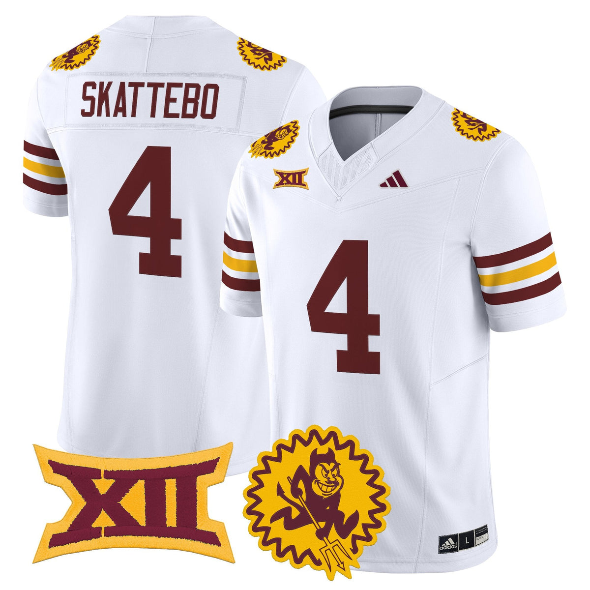 Men's Arizona State Sun Devils 1975 Throwback Vapor Limited Jersey - All Stitched - image 3