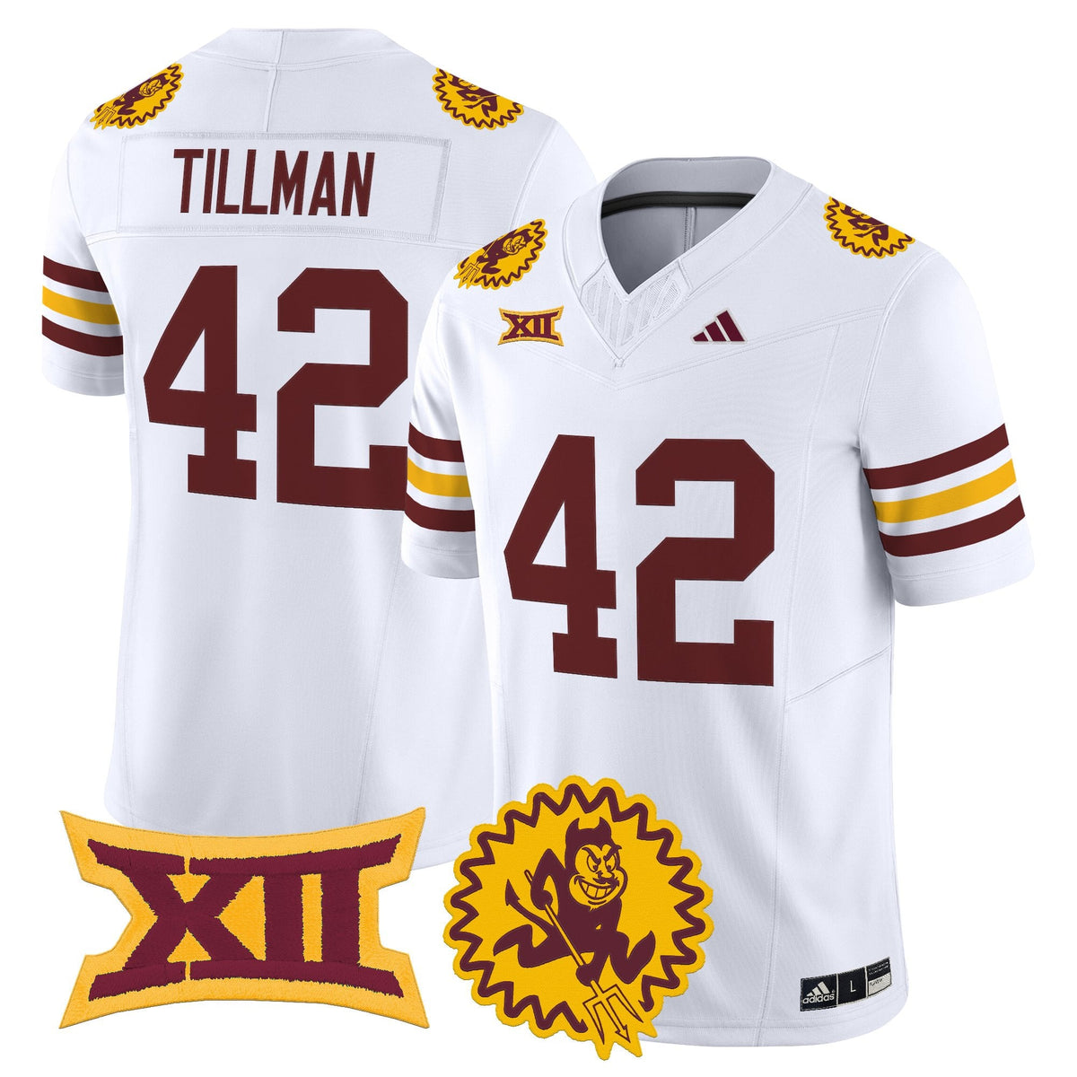 Men's Arizona State Sun Devils 1975 Throwback Vapor Limited Jersey - All Stitched - image 5