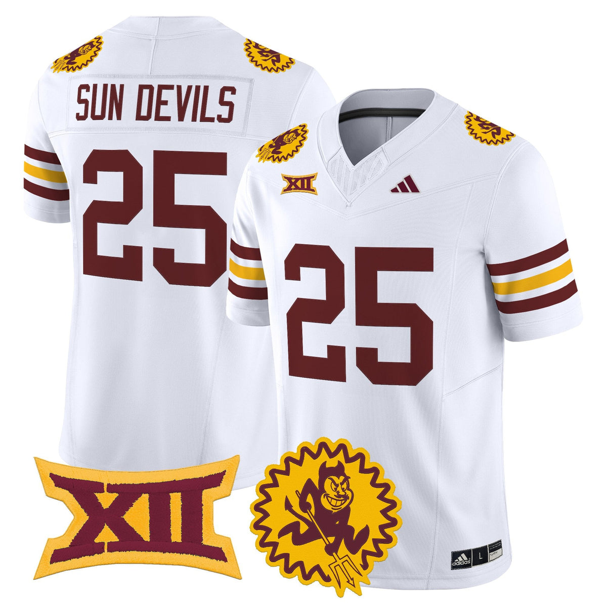 Men's Arizona State Sun Devils 1975 Throwback Vapor Limited Jersey - All Stitched - image 6