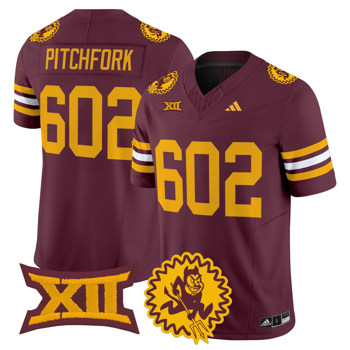Men's Arizona State Sun Devils 1975 Throwback Vapor Limited Jersey - All Stitched - image 9