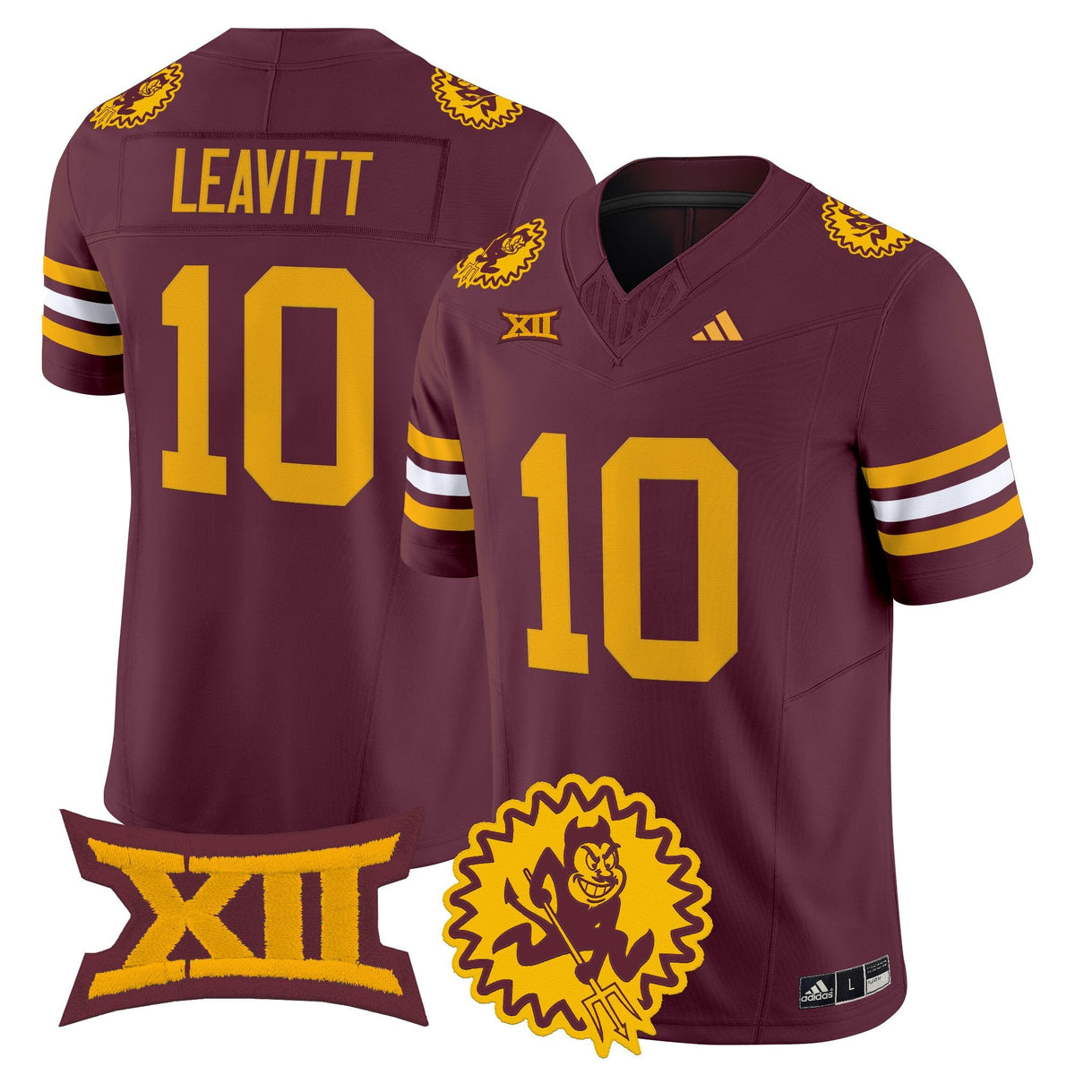 Men's Arizona State Sun Devils 1975 Throwback Vapor Limited Jersey - All Stitched - image 10