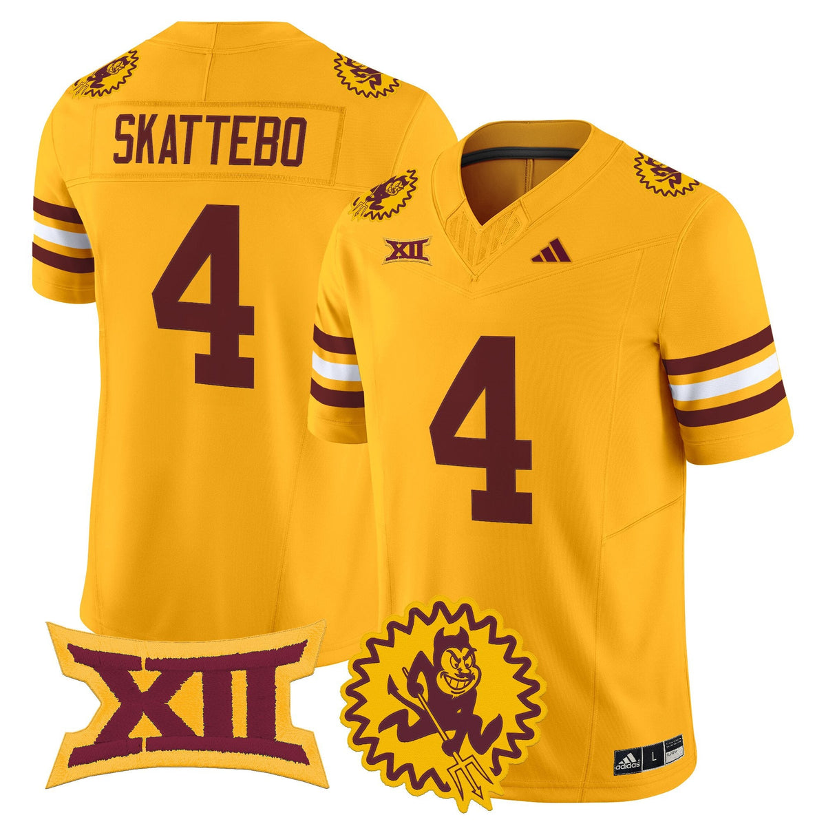 Men's Arizona State Sun Devils 1975 Throwback Vapor Limited Jersey - All Stitched - image 19